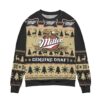 Miller Genuine Draft Christmas Gift Ugly Sweater