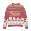 Rainier Beer Logo Santa Claus Pattern Ugly Christmas Sweater