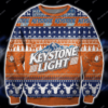 Keystone Light 3D Sweater Christmas Gift Ugly Christmas Sweater