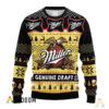 Miller Genuine Draft Christmas Ugly Sweater