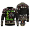 Grinch I Will Drink Four Roses Bourbon Everywhere Christmas Gift Ugly Christmas Sweater