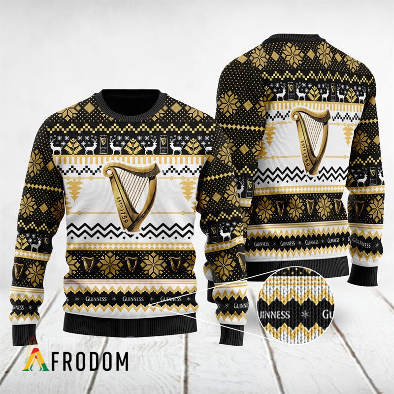 Modern Guinness Christmas Sweater