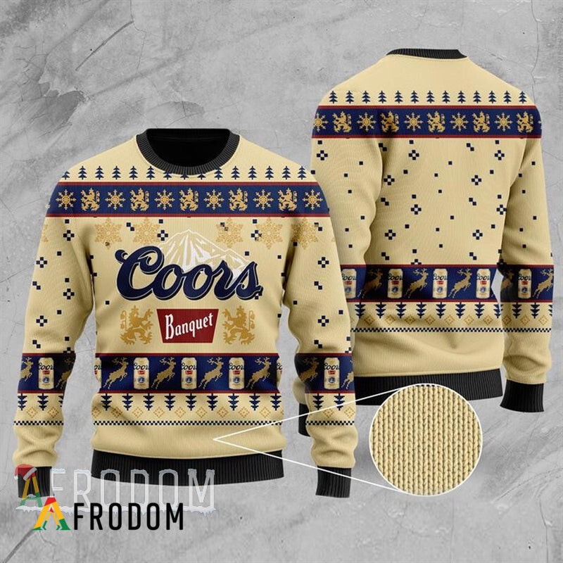 Coors Banquet Christmas Sweater