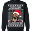 Snoop Dogg Twas The Nizzle Before Chrismizzle Ugly Christmas Sweater