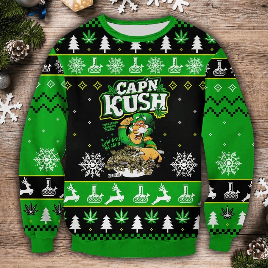 CAP N KUSH Ugly Sweater