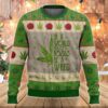 Christmas In A World Full Of Roses Be A Weed Ugly Christmas Sweater