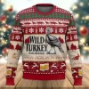 Wild Turkey Bourbon Whiskey Christmas Ugly Sweater