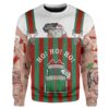 Custom T-shirt - Long Sleeves Ugly Christmas Santa Sweater Jumper