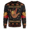 Custom Ugly Gobble Christmas Sweater Jumper