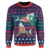 Custom Ugly Shark Christmas Sweater Jumper