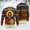 Cretan-Style Christ the Teacher Artwork Christmas Sweater