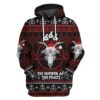 3D 666 The Number Of The Feast Ugly Christmas Sweater Custom Hoodie Apparel