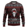 3D 666 The Number Of The Feast Ugly Christmas Sweater Custom Sweatshirt Apparel