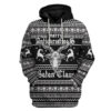 3D Antichristmas Satan Claus Ugly Christmas Sweater Custom Hoodie Apparel