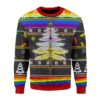 LGBT Dragon Christmas Tree Christmas Sweater