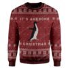 Ugly Awesome Penguin Christmas Custom Sweater Apparel