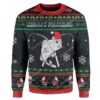 Ugly Christmas Merry Fishmas Custom Sweater Apparel