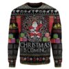 Ugly Christmas Santa Custom Sweater Apparel