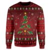 Ugly Christmas Tree Custom Sweater Apparel