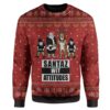 Ugly Santaz Wit Attitudes Custom Sweater Apparel