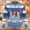 Busch Light It's The Most Wonderful Time For A Beer Ugly Sweater