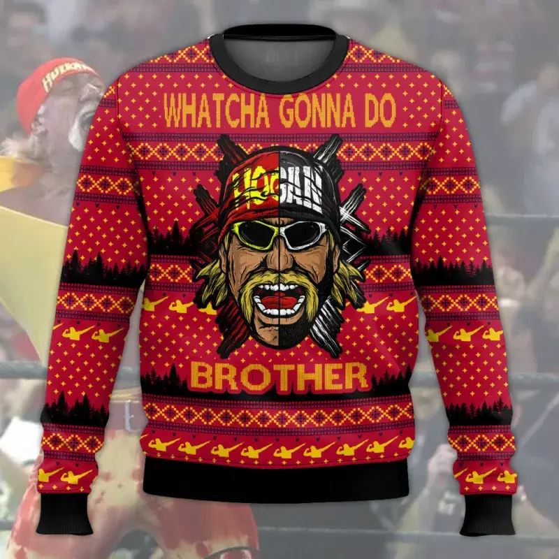 Hulk Hogan Ugly Sweater