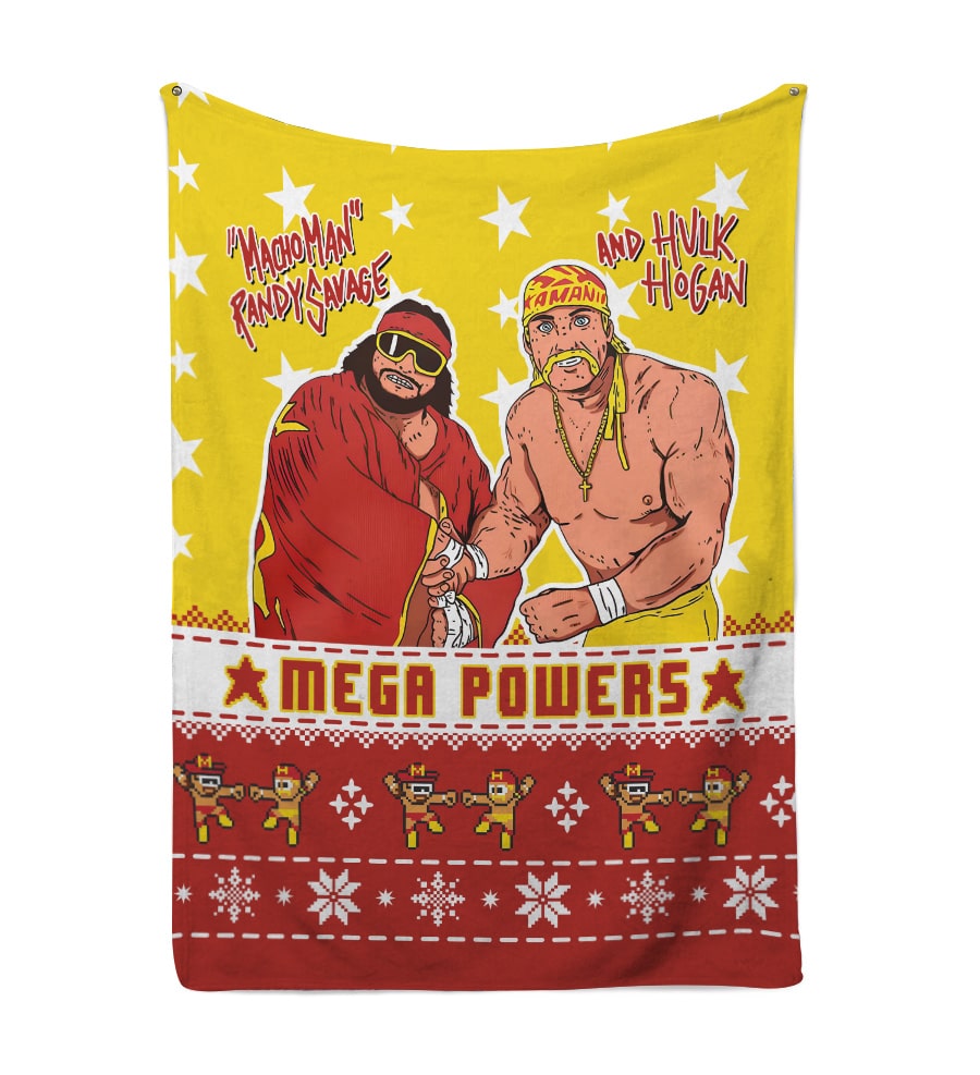 Mega Powers Macho Man and Hulk Hogan Blanket